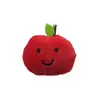 Peluche Manzana Roja Sonriente Curativa Accesorios de Apertura Trasera Ropa Zapatos y Calcetines con Accesorios de Material Hecho a Mano DIY Lote