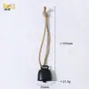 Cuerda de Cáñamo de Venta Caliente Transfronteriza Campanas Adornos para Árbol de Navidad Metal Retro Sonido Fuerte y Claro Campanas de Hierro Accesorios