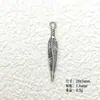 Accesorios DIY exclusivos de aleación de plata de Xizang transfronterizos, nuevos pendientes de hoja estilo nacional chino, accesorios para collares y joyas, venta al por mayor