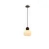 Lámpara Colgante de Mesita de Noche para Dormitorio, Lámpara de Barra de Lujo Ligero Retro de Latón y Madera Maciza de Nogal Negro, Lámpara Colgante Pequeña de Gama Alta Estilo Japonés para Casas de Huéspedes