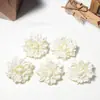 Flor simulada de 8cm Cabeza de flor Xiaoli Hecho a mano DIY Decoración de habitación Flor de boda Pared de flores Decoración de mesa Accesorios para el cabello Flor para horquilla