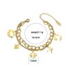 Pulsera de acero de titanio doble al por mayor transfronteriza de Europa y Estados Unidos, diseño de nicho femenino, personalidad de moda, tubo de hip hop sobre joyería que no se desvanece