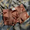 Ropa Interior de Hombre de Seda Helada Satinada de Lujo Ligero con Aire Acondicionado para Verano, Suave, Sedosa, Transpirable, Boxer Briefs Nude de Cintura Media