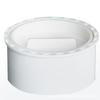 Pvc plano puerto de limpieza tubo de drenaje inserto tapón roscado puerto de limpieza tubo de drenaje tapón accesorios