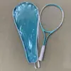 Raqueta de tenis de aleación de aluminio de 25 pulgadas para niños y niñas jóvenes, raqueta de entrenamiento en colores macarrón, ligera y duradera