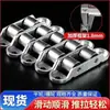 Rodízios de Aço Plástico para Portas e Janelas, Rodízios de Agulha Deslizantes de Roda Dupla com Canaleta Plana Estilo Antigo, Rodízios de Acessórios de Ferragens para Trilhos de Roda de Ferro