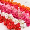 Cipó de Bougainvillea Artificial para Decoração de Parede de Fundo de Casamento, Cipó de Flores para Cobertura de Tubo de Ar Condicionado, Cipó Decorativo de Flores Artificiais