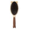 Set de Cuatro Piezas de Peine de Cojín de Aire para el Hogar Color Café Suave Lindo Gato Peine Masajeador del Cuero Cabelludo para Mujeres Peine con Espejo Set de Espejos de Maquillaje de Mano