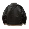 Frontiera Norte Marca de Tendencia Estilo Americano para Hombre Invierno 2025 Nuevo Chaqueta de Algodón con Cuello Alto para Hombre Bolsillo Grande Ropa de Trabajo Abrigo Grueso de Algodón