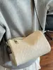 Verano 2025 Nueva Bolsa Almohada Bolsa de Gran Capacidad Bolso de Hombro Tejido de Moda para Mujer Bolso Bandolera Casual de Moda