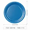 Platos de Papel y Vasos de Papel Transfronterizos Estilo Moderno Fiesta de Cumpleaños Platos de Papel Amazon Desechables al por Mayor Cuchillo Tenedor Cuchara Papel de Color Sólido