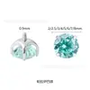 Aretes de Titanio G23 Chapados en Platino para Hélice Auricular Aretes de Titanio Chapados al Vacío en Oro Blanco Joyería para Piercing Corporal con Zirconia 5A