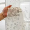 Cortina de Gasa Transparente Bordada a Mano Moderna Sencilla para Ventana Dormitorio Balcón Cortina Terminada Pantalla de Ventana Transfronteriza Amazon