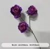 Flores Artificiales Moradas de Boda Elegante Boda Compromiso Banquete Montaje Techo del Salón de Bodas Decoración de Flores Artificiales Escenario Flores Guía de Camino