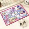 Tapete de chão para banheiro Sanrio lama de diatomáceas desenho animado tapete absorvente porta do banheiro tapete antiderrapante para pés banheiro vaso sanitário
