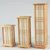 Luminária de Chão Estilo Antigo de Bambu Sala de Estar Lâmpada de Arte de Bambu Chinesa Sala de Chá Clube Estilo Japonês Sudeste Asiático Bambu Lâmpada Decorativa Criativa