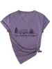 La vida es mejor junto al sitio independiente Amazon Ebay Camiseta casual y elegante de manga corta con cuello en V para mujer