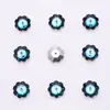 Atacado 10MM flor furo central vidro Diamante formato especial cristal de vidro Diamante roupas de dança acessórios de casamento acessórios diy