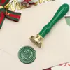 Mango Largo de Madera para Navidad, Agarre de Mango de Madera, Juego de Accesorios para Sello de Cera, Herramienta para Derretir Cera, Venta al por Mayor