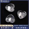Yongjia Gem 2 Excelente Zircônia Branca em Formato de Coração Anéis Nus Contas Acessórios Espalhados joias para Unhas diy Novos Fabricantes