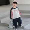 Ropa Infantil Niños Conjunto de Sudadera Primavera y Otoño Estilo Coreano Niños Atractivos Deportivo Casual Conjunto de Dos Piezas Ropa para Niños Pequeños y Niños Pequeños