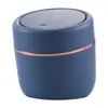 Lixeira de Mesa Tipo Empurrar para Casa Sala de Estar com Tampa Mesa de Escritório Lixeira Pequena Cesto de Papel Mini Criativo