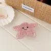 Presilha de Cabelo Criativa Fofa de Desenho Animado Série Oceano Pequena de Acetato Imitação com Desenhos de Caracol Marinho, Golfinho e Estrela do Mar para Franja Lateral