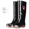 Botas de lluvia cortas para hombre, zapatos de goma impermeables de corte bajo, adecuados para cocina, obra, lavado de autos y trabajo; zapatos cómodos de caña alta impermeables