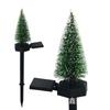 Nueva lámpara solar de césped navideña muñeco de nieve de arroz EVA LED jardín jardín paisaje iluminación de piso