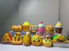 Juguete de Apretar Popular Transfronterizo para Aliviar el Estrés: Cubo de Hielo, Panecillo, Queso, Barra de Mantequilla, Juguete de Apretar Realista de Frutas y Comida