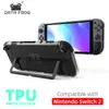Adecuado para Nintendo Switch2 Consola de Juegos Estuche Protector Dividido Ns2 Todo Incluido Anti-Caídas Transparente TPU Suave Estuche Protector