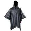 Poncho Impermeable Multifuncional 3 en 1 para Ciclismo al Aire Libre, Poncho de Lluvia con Cremallera de Poliéster para Senderismo, Venta al por Mayor para Comercio Exterior y Ventas Transfronterizas