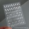 Pegatinas para Uñas Iridescentes con Patrón Irregular Dorado y Plateado Textura de Polvo de Espejo Mágico Pegatinas para Uñas Tridimensionales Holográficas de Estampado en Caliente Deslumbrante