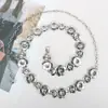 Acessórios de Corrente de Cintura com Flores de Alta Qualidade para Mulheres, Decoração de Cinto de Corrente Fashion e Versátil com Saia e Jeans Corrente de Metal
