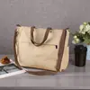 Bolso de Lona Gruesa de Gran Capacidad para Viajes Diarios de Mujeres 2025 Nuevo Bolso Bandolera Sencillo Bolso Tote de Moda para Salir Cruzado
