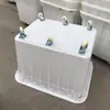 Tanque de Agua de Plástico Engrosado al por Mayor con Ruedas, Caja de Plástico para Almacenamiento y Rotación para Fábricas de Ropa, Caja de Plástico para Entrega Express, Cesta de Plástico para Almacenamiento
