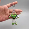 Tenedor de Historia Creativo Spaceman Muñeca de Mezclilla Llavero de Coche Accesorios para Bolsos Colgante Regalo