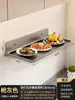 Prateleira de Armazenamento Dobrável Atrás da Porta, Prateleira de Armazenamento para Entregas e Comida para Levar na Entrada, Prateleira de Armazenamento de Grande Capacidade para Itens Diversos no Hall de Entrada