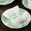 Cerámica de Color Bajo Esmalte Porcelana de Jade para el Hogar Calabaza Arroz Bol Grande Set de Vajilla Estilo Chino Tazones y Platos Combinación Libre