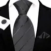 Set de Corbata para Hombre, Caja de Regalo de Lujo para Hombre, Corbata Atada a Mano, Corbata Bordada Jacquard, Diseño de Logo al por Mayor