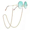 Joyería de Venta Caliente Transfronteriza Estilo Celebridad de Internet Retro Cadena para Gafas Colgante de Cuello Cadena Retorcida de Metal Hebilla de Silicona Antideslizante Cuerda para Gafas