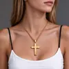 Collar de Acero Inoxidable con Colgante de Patchwork y Bloques de Color de Estilo Nuevo Transfronterizo Europeo y Americano para Hombres y Mujeres, Joyería de Collar de Moda Personalizada
