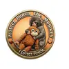 Coleção de Insígnias Comemorativas Criativas Novas Transfronteiriças Broche Comemorativo Amizade Macaco Companheiro Insígnia Comemorativa
