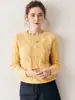 Suéter de Cachemir Grueso de Punto Trenzado con Cuello Redondo para Otoño/Invierno 2026 para Mujer, Tejido Suave, Cálido y Amigable con la Piel