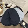 Pantalones jogger casuales de otoño e invierno para niños, nuevo estilo 2026, ropa de invierno para niños, forrados de polar, pantalones tipo harén de estilo coreano, pantalones deportivos de corte holgado