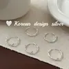 Popular joyería de plata brillante de Dongdaemun, Corea del Sur: Anillo de plata de ley S925 hueco de luna y estrella, pequeño y lindo, adecuado para apilar
