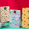 Bolsa de regalo de Navidad, bolsa de embalaje de regalo, bolsa de papel plana de Papá Noel de Amazon, bolsa de embalaje de manzana de Nochebuena