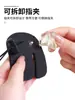 Protectores de Dedos Tradicionales para Competición con Arco Recurvo, Protectores de Dedos de Cuero de Doble Capa, Elasticidad Ajustable, Fáciles de Poner, Equipo Protector Duradero