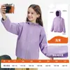 Jaqueta Três-Provas Infantil Outono/Inverno com Forro de Fleece, Quente, Corta-Vento, Impermeável, Jaqueta de Montanhismo para Exterior, Casaco com Capuz para Meninos e Meninas