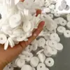 Fibra de Algodão Absorvente Esponja de Algodão Redonda Volatilizador de Perfume Peça de Algodão Ventilador de Pescoço Pendurado Pastilhas de Fragrância